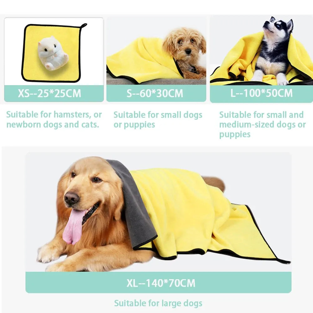 DryZoom : Serviette super absorbante pour animaux de compagnie