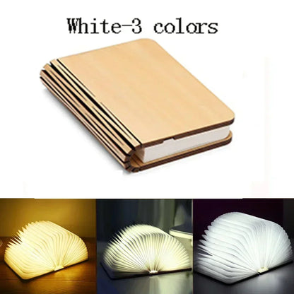 MagicBook: luz LED nocturna plegable con colores RGB