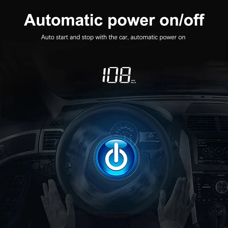 RoadView: Head-Up Display con velocímetro digital