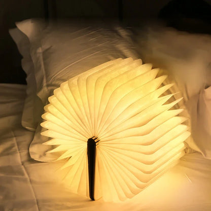 MagicBook: luz LED nocturna plegable con colores RGB