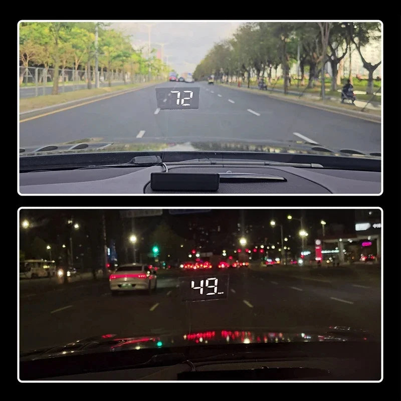 RoadView: Head-Up Display con velocímetro digital