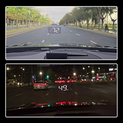 RoadView: Head-Up Display con velocímetro digital