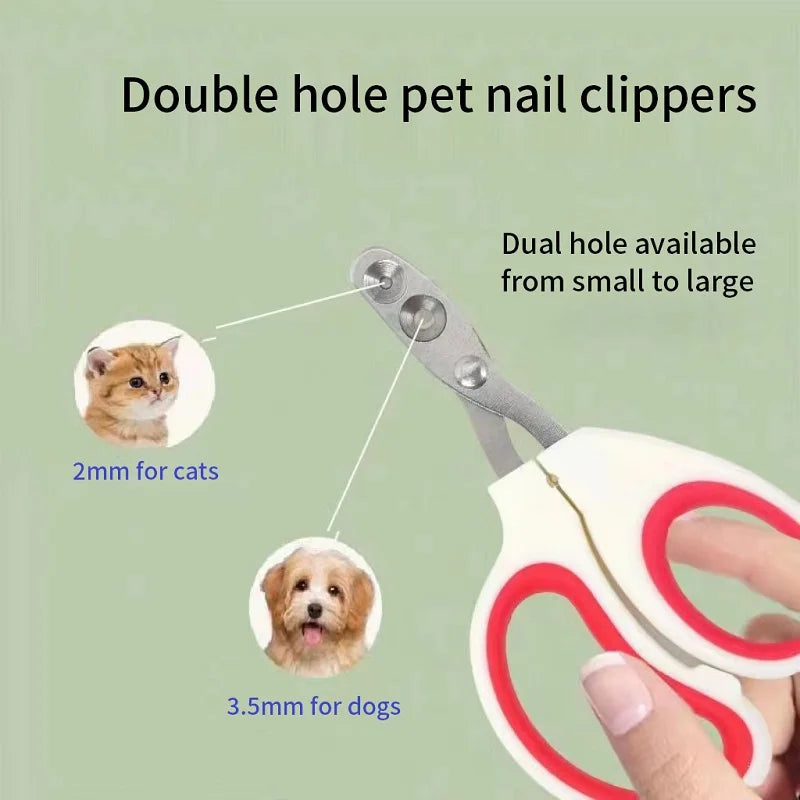 Clip &amp; Care: Cortauñas para mascotas de acero inoxidable