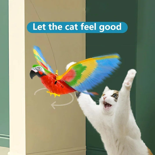 SkyHunter: Interactive Flying Bird Cat Toy